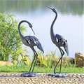 Spi Crane Pair LED Garden Sculpture 29 x 14 x 9.50 in. 34914
